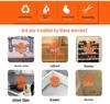 High-Temperature, Waterproof, Oil-Proof Kitchen Wall & Cabinet Stickers - Self-Adhesive Aluminum Foil