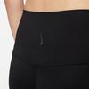 Nike Yoga Mesh-Einsatz Einfarbig Gekürzte Leggings Damen Leggings Schwarz DD5561-010
