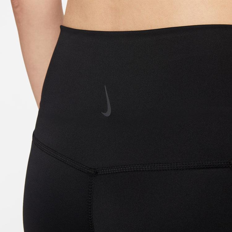 Nike Yoga Mesh-Einsatz Einfarbig Gekürzte Leggings Damen Leggings Schwarz DD5561-010