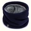 Winter Neck Warmer Scarf Fleece Lined Windproof Gaiter Soft Thermal Insulation for Men Women Halloween Christmas Gift Accessory