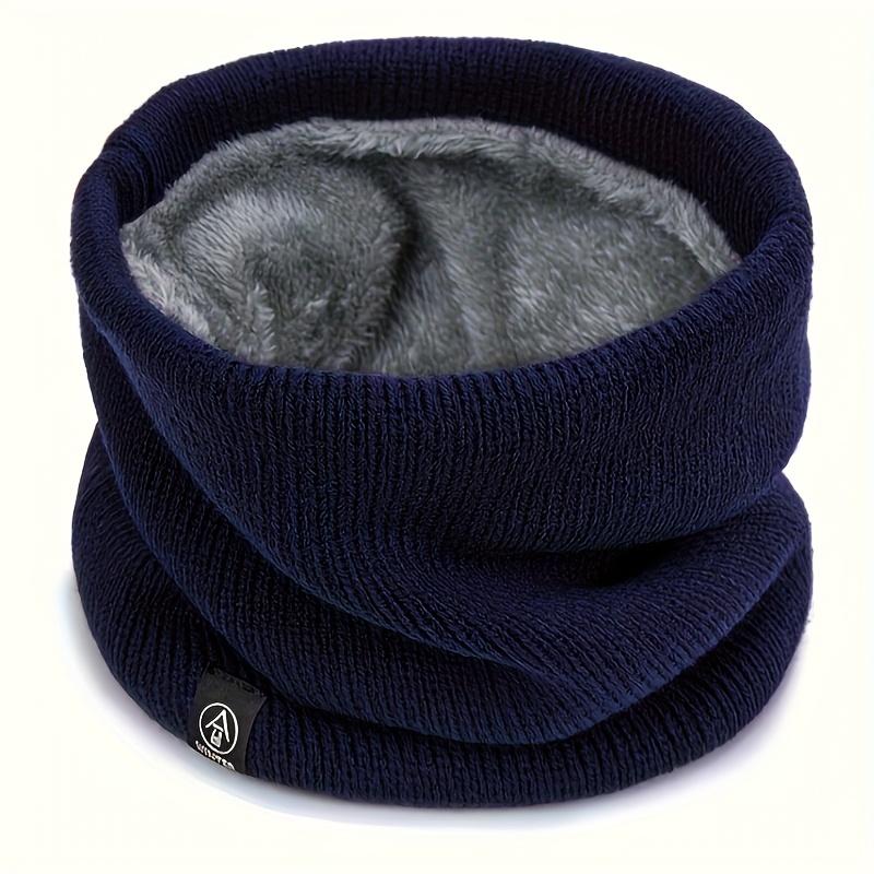 Winter Neck Warmer Scarf Fleece Lined Windproof Gaiter Soft Thermal Insulation for Men Women Halloween Christmas Gift Accessory