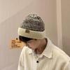 Korean Style Thickened Knitted Unisex Winter Hat - Trendy, Warm, Windproof, Outdoor Snowfield Hat