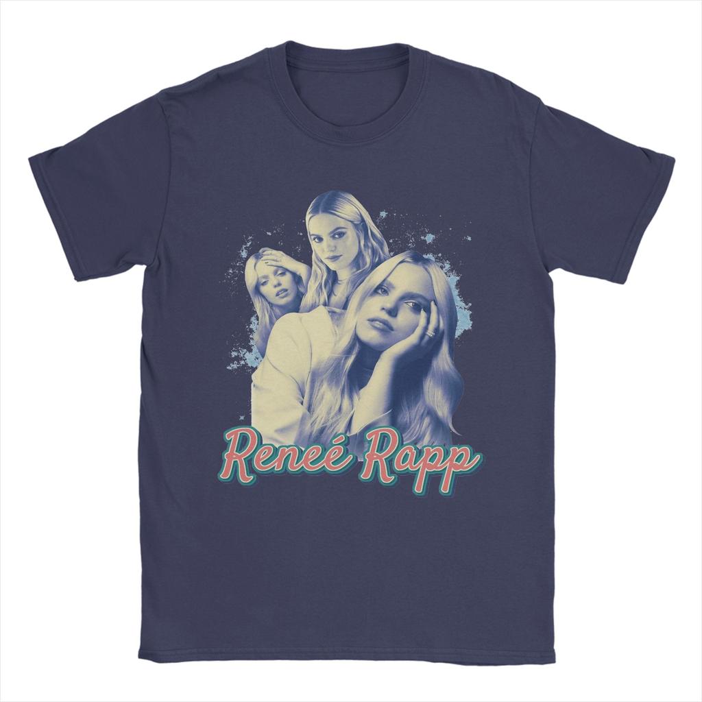 Funny Renee Rapp Vintage 90s TShirt Unisex O Neck 100 Cotton T Shirt Short Sleeve Tees Gift Idea Clothing