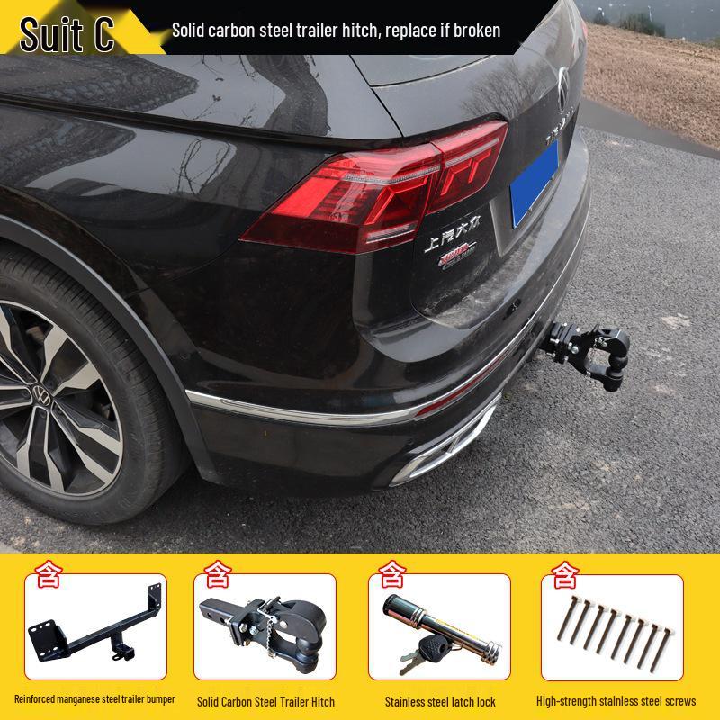 Reinforced Volkswagen Touareg, Touareg-L, Tiguan L Tow Hitch Upgrade Kit