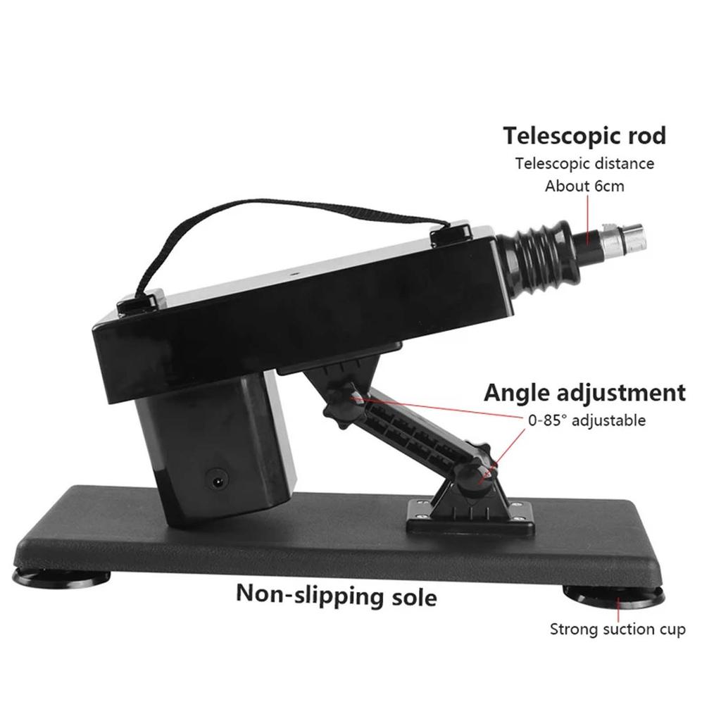 100V-240V DC Telescopic Linear Actuator, 45mm Stroke 0-500RPM Variable Speed Reciprocating Mechanism Connector