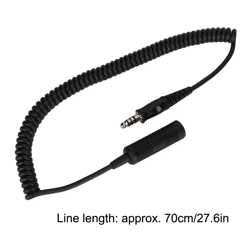 U 92A U TO U 174 U Helicopter Military Headphone Extension Line Cable for Helicopter   Military