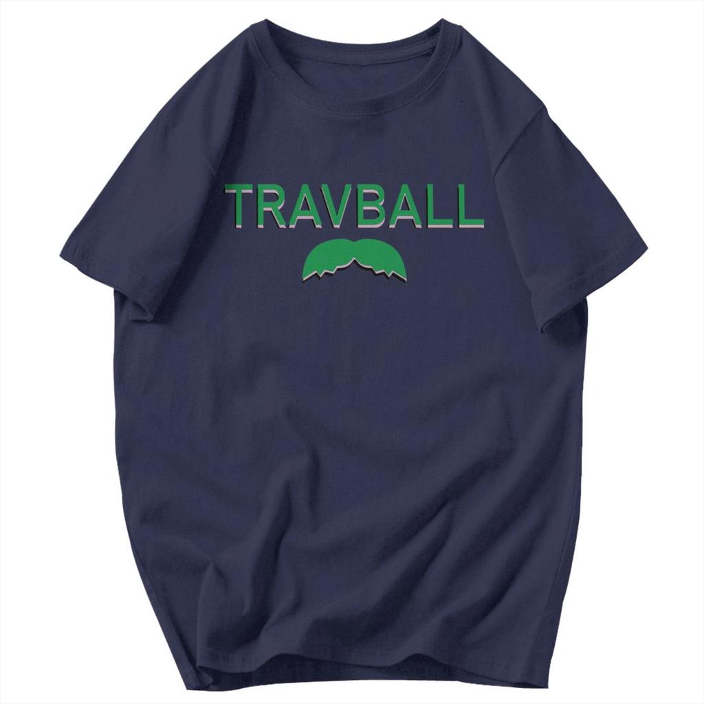 Men T Shirt Trendy Travball Travis Head Idea Y2K Graphic Tees Unisex Clothing T Shirts