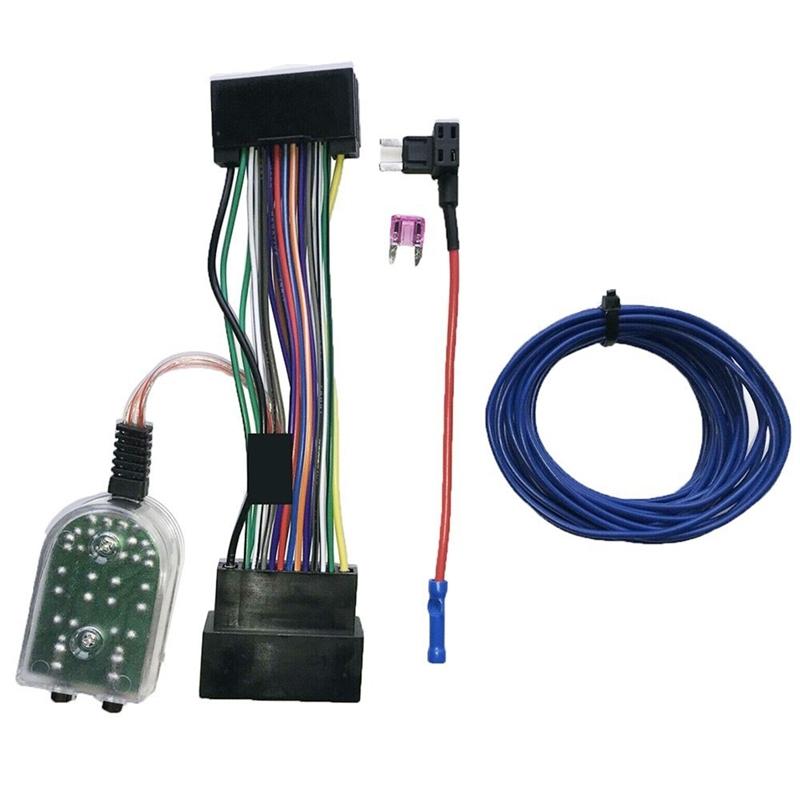 Car Radio Subwoofer Amplifier Plug Cable Stereo Audio Converters for Ford Fiesta Fusion Focus Edge Transit Kuga F-150