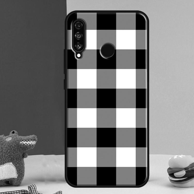Buffalo Plaid Pattern For Huawei Nova 12i 12s 11i 5T 9 10 SE Y91 Y90 Y60 Y70 Y72 Y61 P60 Pro P20 P40 P30 Lite Case