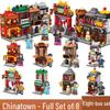 2025 Street Scene Lego-Compatible Architecture Model: Educational Assembly Toy for Kids and Boys