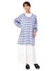 Liberty Floral Front with Scandinavian Suitable for Kitchen Japanese FREE [NAIGAI] Apron, Stylish, Button, Water-Repellent, Pockets, Style, Yukata,