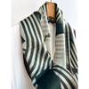 Lines Spring and Autumn Summer New Fashionable Strip Scarf with Shirt Suit Professional Scarf Multifunctional Headband Kitten Women