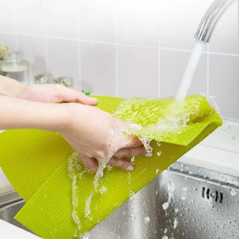 Dubbelsidig Imitation Bambu Sushi Rullmatta Livsmedelsgodkänd Silikon Rullmatta Ny Non-Stick Sushi Rulle Hållbara Återanvändbara Verktyg