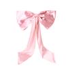 43 x 24 Inches Large Bow Themed Party Decorations Giant Pink Bow Decor Satin Ribbon, Contains Felt Big Pink Bow Wall Decor
