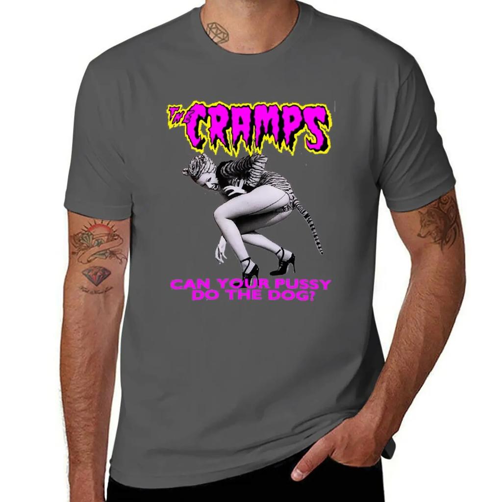 Retro The Cramps Cool Music Gifts For Fan T-Shirt kawaii clothes anime clothes customs mens workout shirts