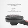 Pet Grooming Comb: Self-Cleaning Brush for Cat & Dog Hair Removal and Massage