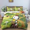 Snoopy Quilt Cover For Teen Kids Bedroom, Skin-Friendly, Breathable, Cute Printed Comforter, Warmth Bedding, Cartoon, New Design