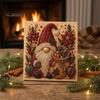 Interactive Family Crafts Christmas Faux Pearl Art Kit, Tree Wreath Painting DIY Sets Sparkling Diamond Craft Kit for Adults, Holiday Wall Decor Gift
