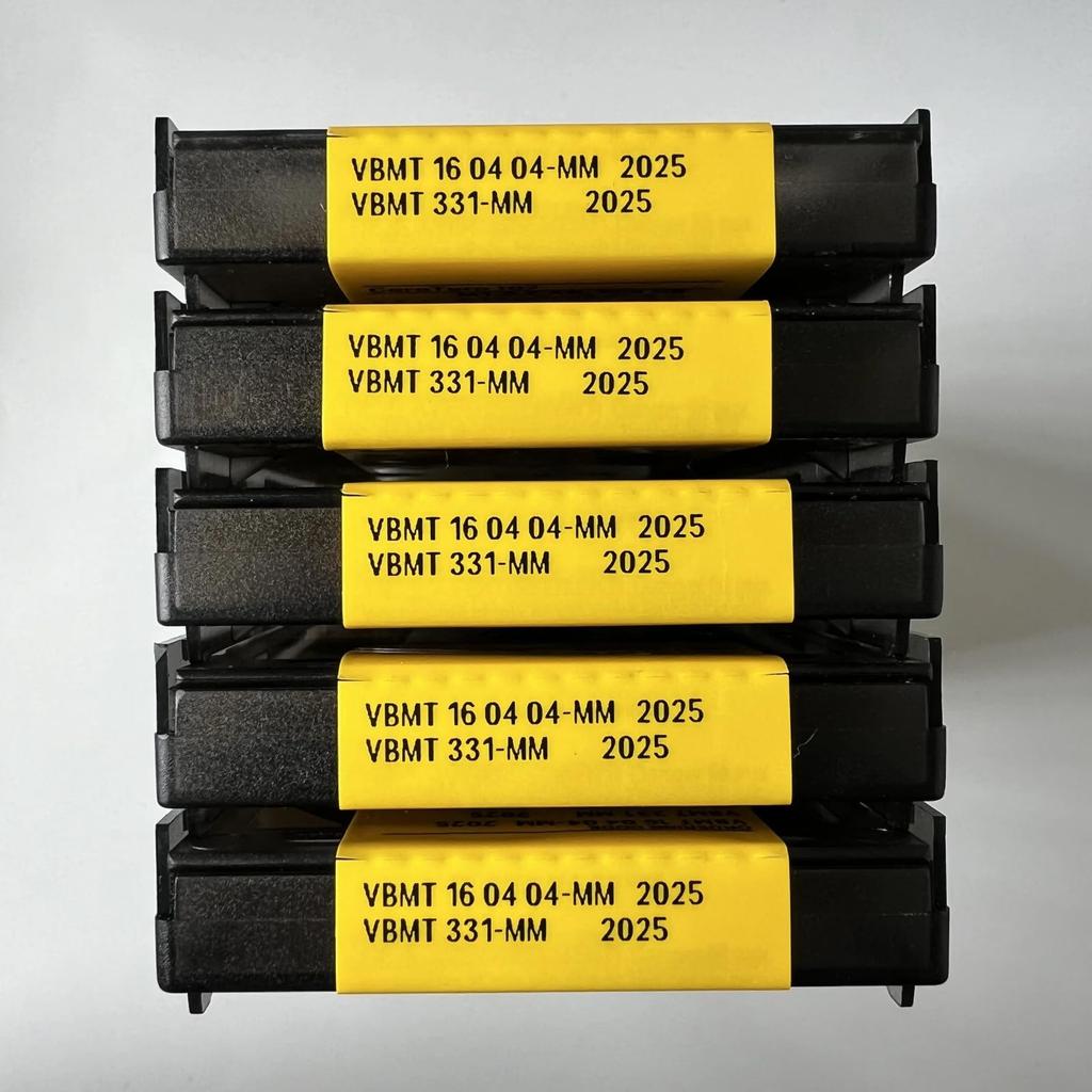 Original Sandvik / VBMT160404-MM 2025 /  CNC Lathe Carbide Blade 10 Pcs