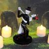Resin Skull Lovers Halloween Desktop Decoration