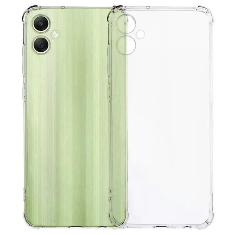 For Samsung Galaxy A07 4G TPU Case WANLONFENG WL3 Series 1.5mm Phone Cover with Tempered Glass Film