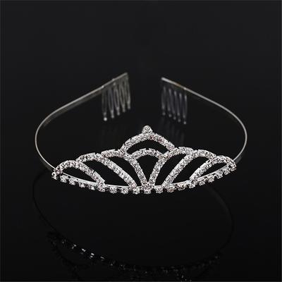 Prinzessin Brautkrone Hochzeit Kristall Tiara Haarschmuck Zubehör