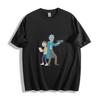 Rick and Morty Cartoon Characters Graphic T-Shirt