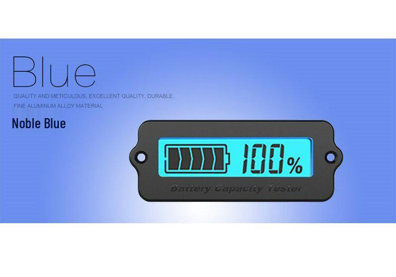 LY6W 12V LCD Battery Power Voltage Meter for Lithium & Lead-Acid Batteries