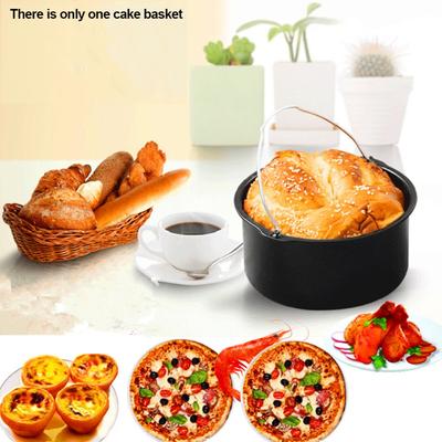 Bakeware Mould Air Fryer Accessories Non Stick Cake Mold Roasting Basket Pan Round Baking Tray