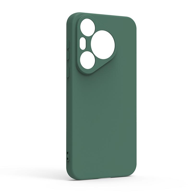 Applicable To Huawei Pura 90ULTRA Imitation Raw Liquid Silicone Mobile Phone Case Pura90 Solid Color Silicone Flocking Dirt-resistant