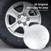 4PCS Car Wheel Center Cover Auto Emblem Hub Cap For Jeep Grand Cherokee Wrangler JK Gladiator Compass Renegade Patriot Liberty C