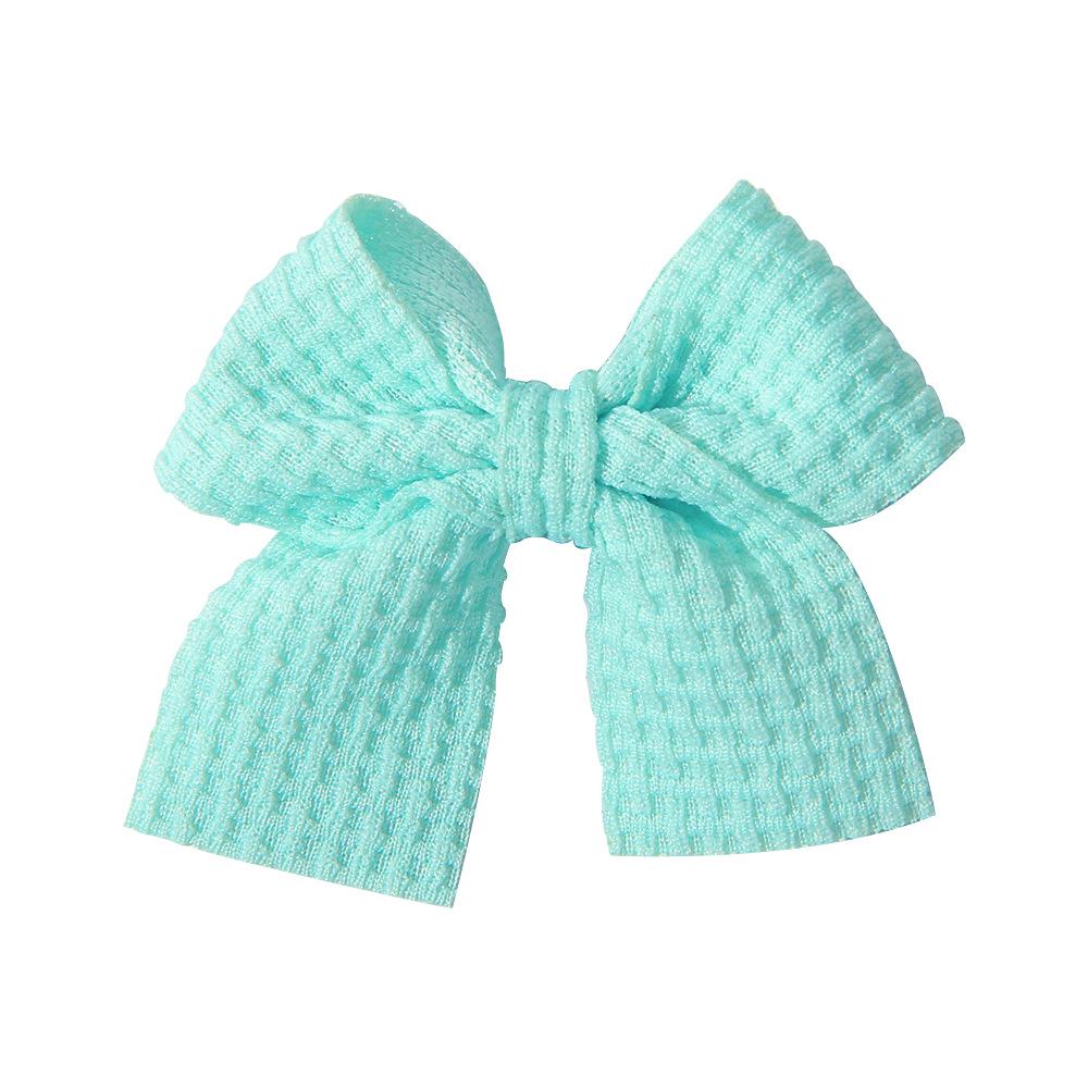 Popular Handmade Fabric Bow Hair Clips for Girls - Macaron Duckbill Style