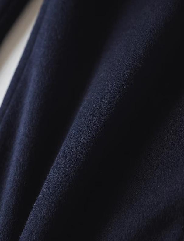 Women's Super Warm Wool Blend Flannel Pants: Double-Faced, Thickened, Straight-Leg for Autumn and Winter.