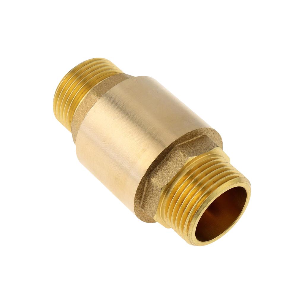 Practical Sturdy Brass Check Valves 3/4 Inch Male To Female One Way Horizontal In Line Spring Design for Well Pump Tank