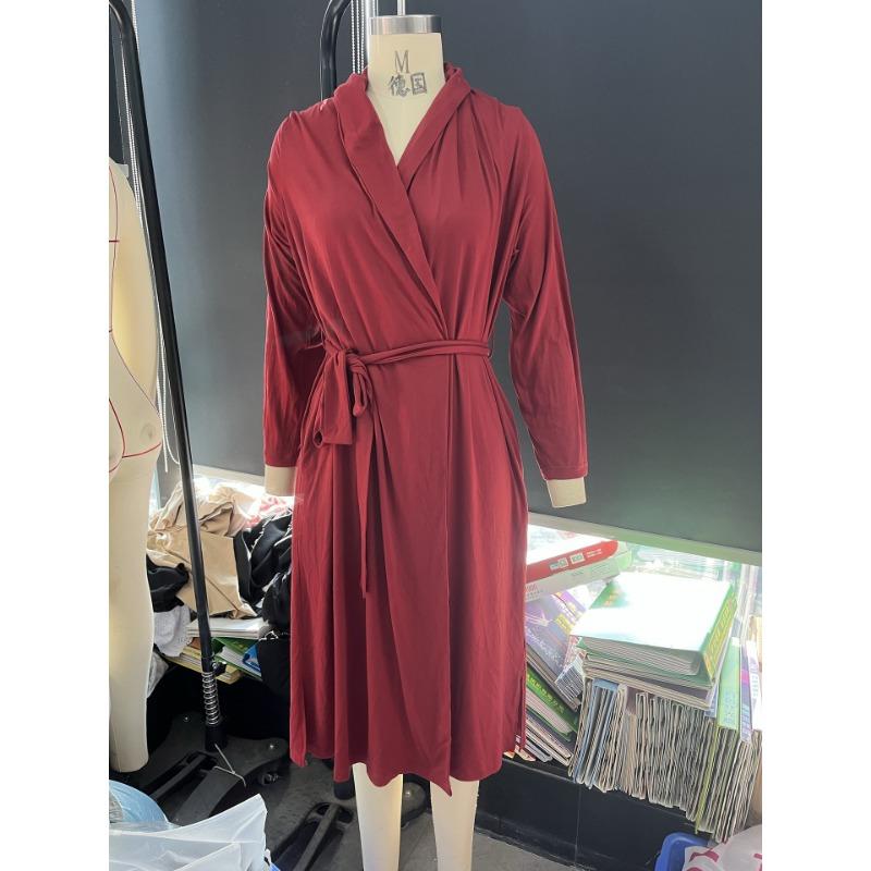 Autumn Women's Fashion New Home Wear Long Sleeve Long Pajamas