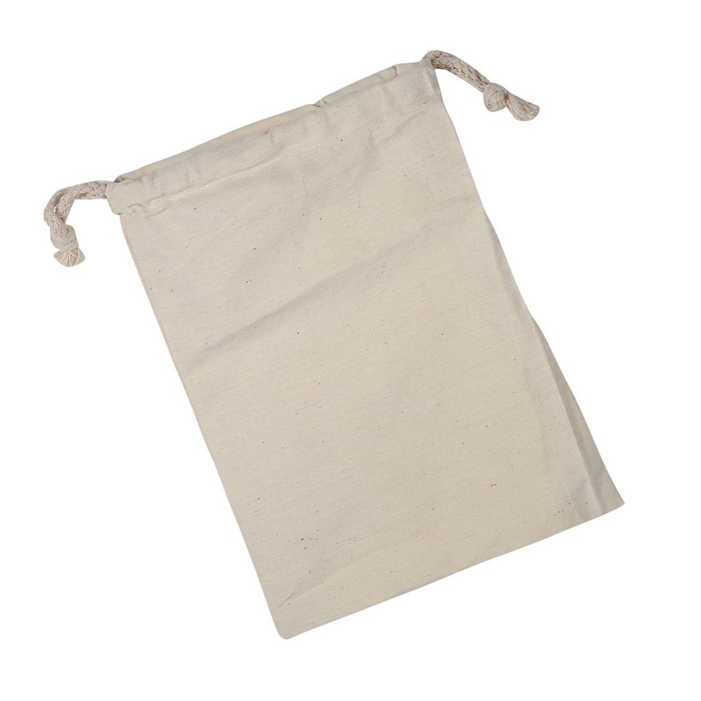 Haushalt Einfacher Baumwoll-Kordelzug Aufbewahrung Wäschebeutel Beutel zum Verstauen für Reisen Heimgebrauch 30 * 40CM
