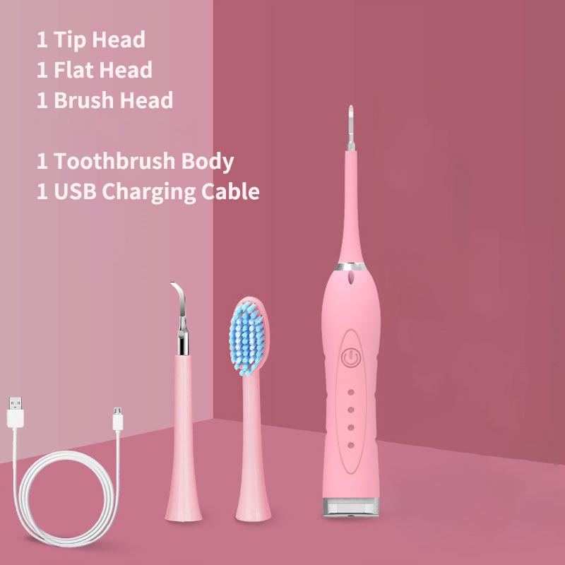 Electric Sonic Toothbrush Dental Teeth Cleaner 4 Modes Dental Scaler Calculus Tartar Remover Stone Removal for Tooth Whitening