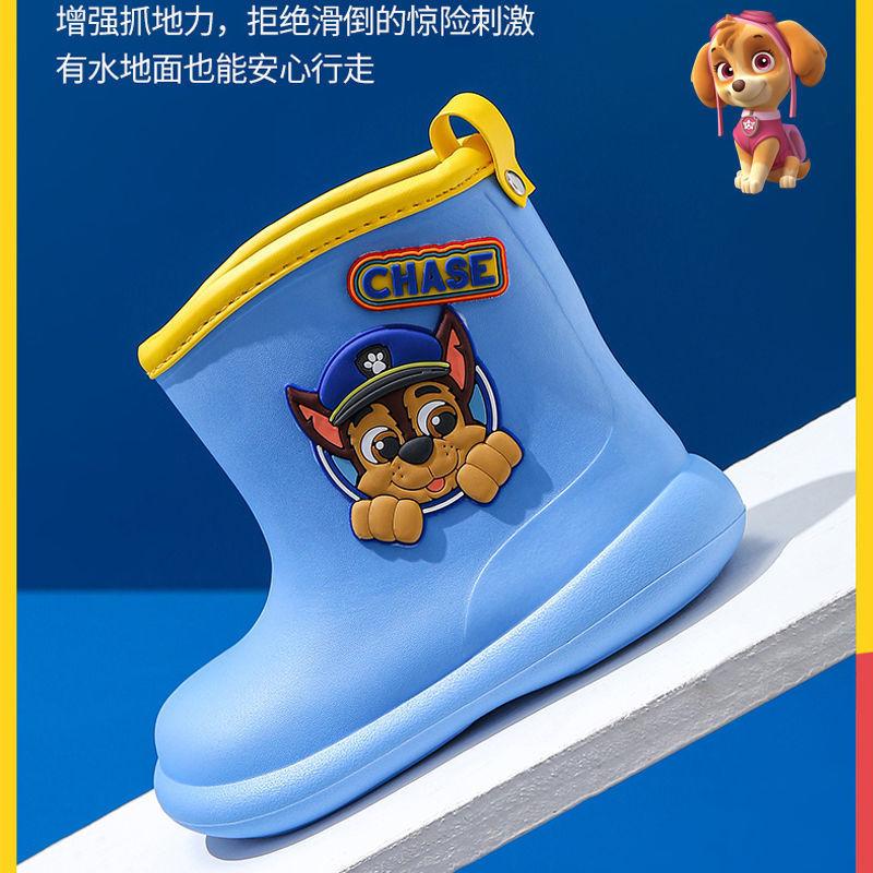 Paw Patrol Baby Rain Boots Children's Non-Slip Rain Boots Boys Cute Toddler Girls Waterproof Shoes Kids Rubber Shoes