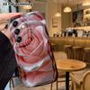 Phone Case: 2D flat, fits Samsung Galaxy A34 A35 M05 M06 S20 S22 S21 FE Plus 5G, close-up of pink rose, perfect Christmas and Halloween holiday gift