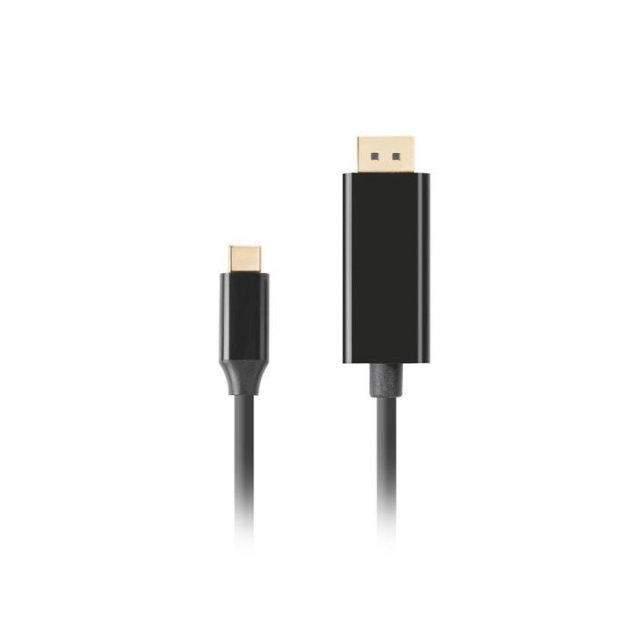 Adaptateur USB-C vers DisplayPort - Lanberg - CA-CMDP-10CU-0010-BK - 1 m - 4K - 60 Hz