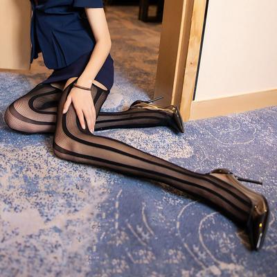 Women Sexy Hosiery Thigh High Mesh Stockings JK Lolita Punk Ladies Girls Hollow Out Fishnet Stockings Y2K Nylon Pantyhose Lolita