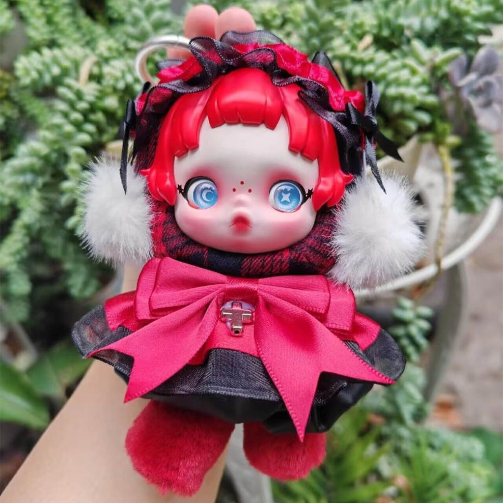 High Quality For Skullpanda Winter Symphony Series 10Cm Doll Clothes Accessories Sp Plush Doll Clothes Cat Cloak Set No Doll