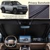 Car Black Window Privacy Sunshade For BYD DENZA B8 FCB BAO 8 LEOPARD 8 2024-2026 Anti-UV Heat Insulation Protect Cover Accessory
