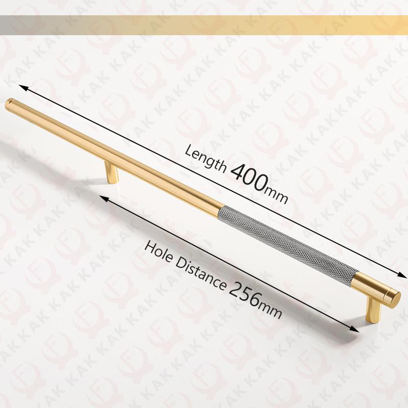 KAK Aluminiumlegierung Gold Schwarz Möbelgriffe Schwarze Küchenschranktürgriffe Schubladengriffe Schrankgriff Türbeschläge