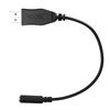 USB A to 3.5mm Sound Adapter Professional Digital Sound Adapter Cable for PC for PS4 for PS5 Laptop Desktop Computer