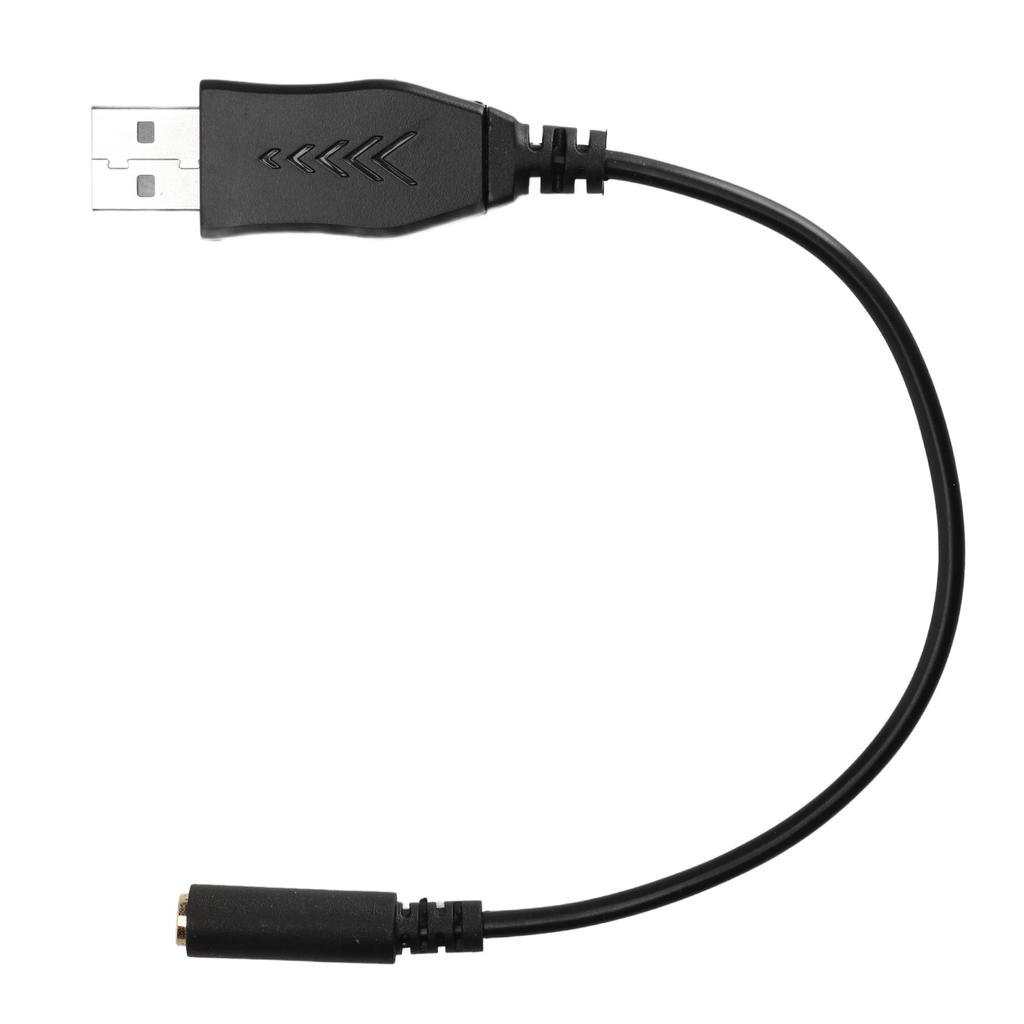 USB A to 3.5mm Sound Adapter Professional Digital Sound Adapter Cable for PC for PS4 for PS5 Laptop Desktop Computer