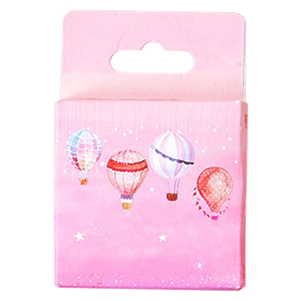 46 Pcs Balloon Stickers Hot Air Balloon Themed Adhesive Stickers for Album Decoration Scrapbooking Journaling