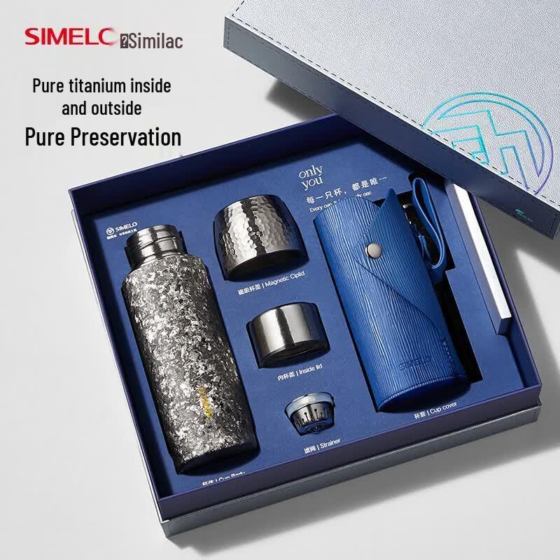 SIMELO Pure Titanium Fresh Brew Mug