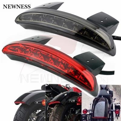 Bike Motorcycle Lights Rear Fender Edge Red LED Brake Tail Light Motocycle For Harley Touring Sportster XL 883 1200 Cafe