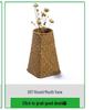 Mid-Autumn Festival Cattail Weave Handmade Plant Fiber Flower Pot